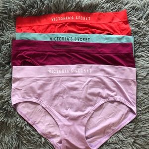 NWT Lot of 4 VS Underwear Hi Cut & Bikini XL